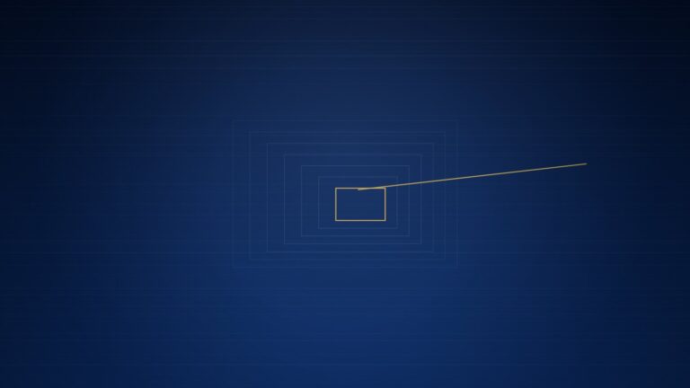 A person boxed in by unseen walls, with one line of light breaking through