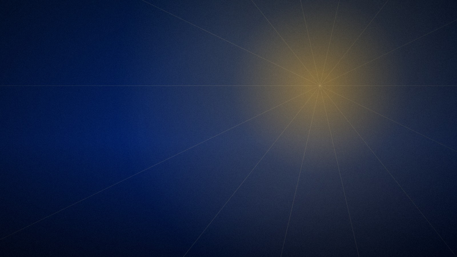 A flood of warm gold light across a dark sky, evoking love bombing